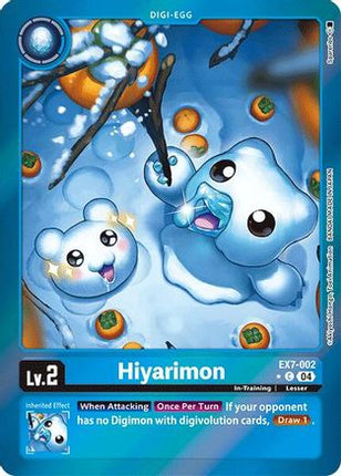 Hiyarimon (Foil) [EX7-002] [Digimon LIBERATOR] Foil