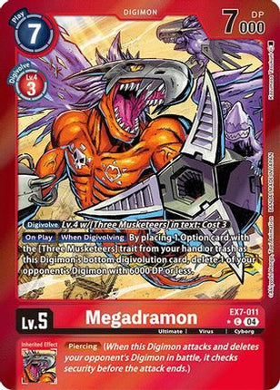 Megadramon (Foil) [EX7-011] [Digimon LIBERATOR] Foil