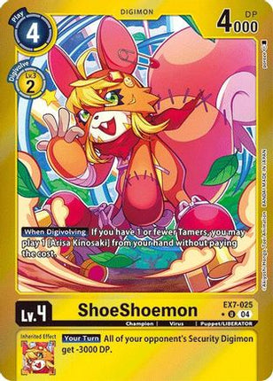 ShoeShoemon (Foil) [EX7-025] [Digimon LIBERATOR] Foil