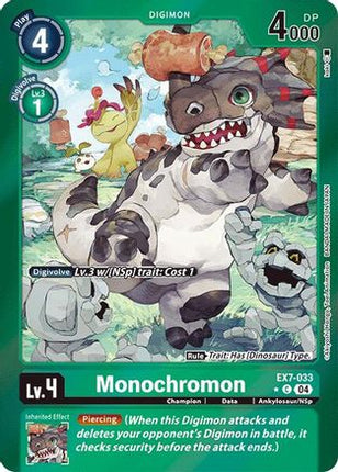 Monochromon (Foil) [EX7-033] [Digimon LIBERATOR] Foil