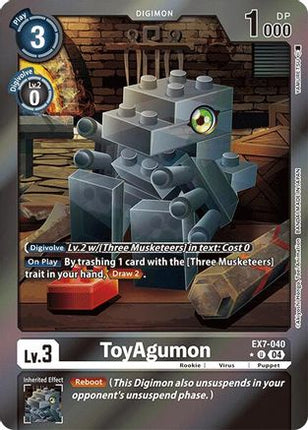 ToyAgumon - EX7-040 (Foil) [EX7-040] [Digimon LIBERATOR] Foil