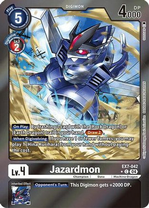 Jazardmon (Foil) [EX7-042] [Digimon LIBERATOR] Foil