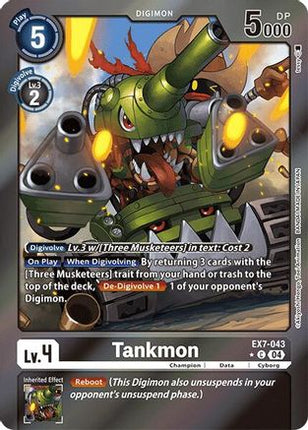 Tankmon (Foil) [EX7-043] [Digimon LIBERATOR] Foil
