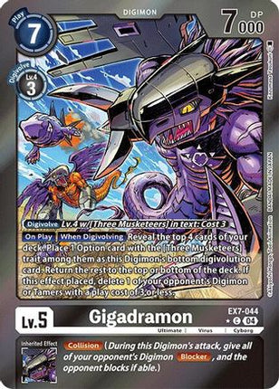 Gigadramon (Foil) [EX7-044] [Digimon LIBERATOR] Foil