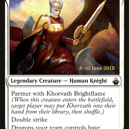 Sylvia Brightspear [Battlebond Promos] Prerelease Foil