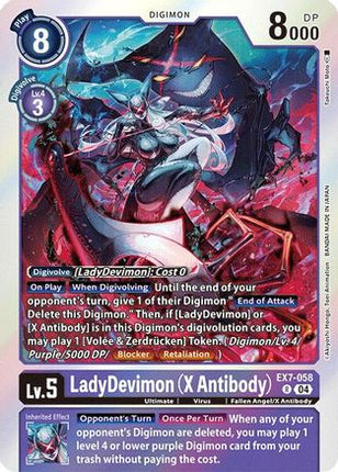LadyDevimon (X Antibody) [EX7-058] [Digimon LIBERATOR] Foil