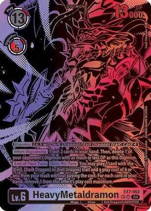 HeavyMetaldramon (Textured) [EX7-062] [Digimon LIBERATOR] Foil