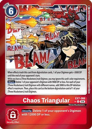 Chaos Triangular (Foil) [EX7-066] [Digimon LIBERATOR] Foil