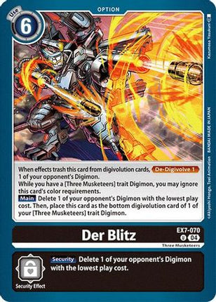 Der Blitz [EX7-070] [Digimon LIBERATOR]