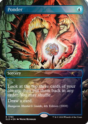 Ponder (1783) (Rainbow Foil) [Secret Lair Drop Series] Foil