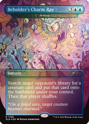 Beholder's Charm Ray - Bribery (Rainbow Foil) [Secret Lair Drop Series] Foil