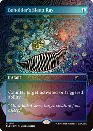 Beholder's Sleep Ray - Stifle (Rainbow Foil) [Secret Lair Drop Series] Foil