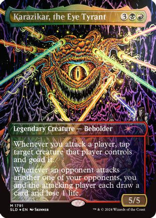 Karazikar, the Eye Tyrant (Rainbow Foil) [Secret Lair Drop Series] Foil