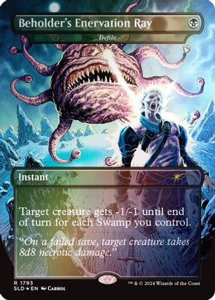 Beholder's Enervation Ray - Defile (Rainbow Foil) [Secret Lair Drop Series] Foil
