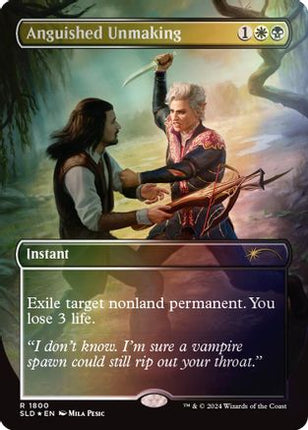 Anguished Unmaking (1800) (Rainbow Foil) [Secret Lair Drop Series] Foil