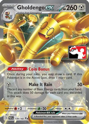 Gholdengo ex (139) [Prize Pack Series Cards] Holofoil