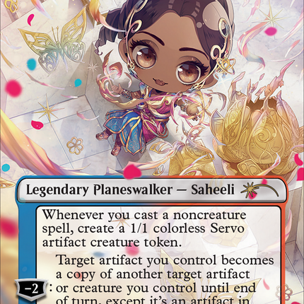 Saheeli, Sublime Artificer (Borderless) [Secret Lair Drop]