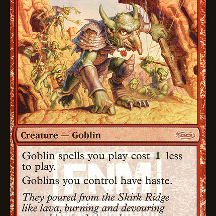 Goblin Warchief [Friday Night Magic 2006] Foil