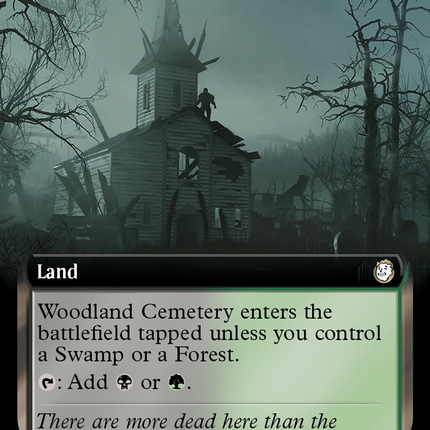 Woodland Cemetery (Extended Art) [Fallout] Surge Foil