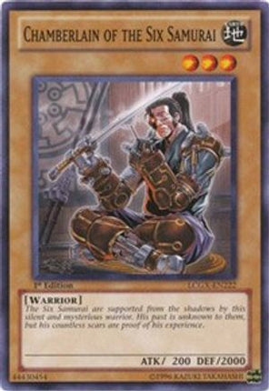Chamberlain of the Six Samurai (Common / Short Print) [LCGX-EN222] Legendary Collection 2 1st Edition
