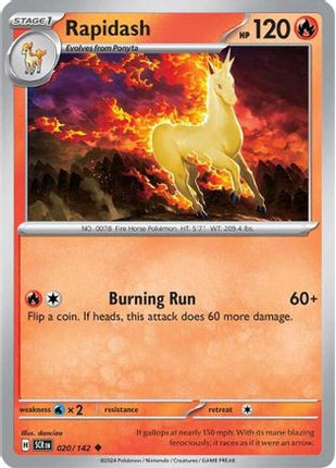 Rapidash - 20/null [SV07: Stellar Crown] Reverse Holofoil