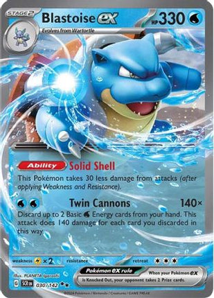 Blastoise ex - 30/null [SV07: Stellar Crown] Holofoil