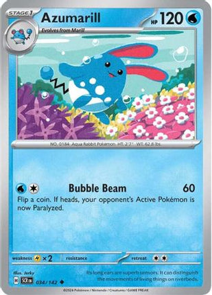Azumarill - 34/null [SV07: Stellar Crown] Reverse Holofoil