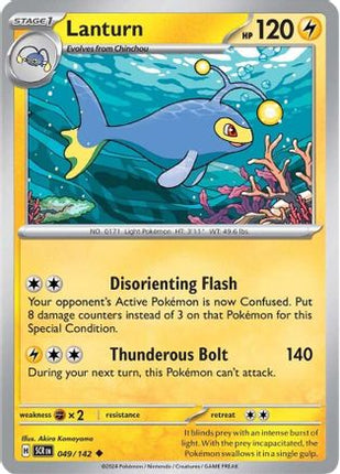 Lanturn (49) [SV07: Stellar Crown] Reverse Holofoil