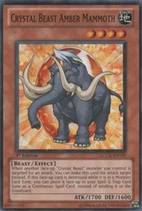 Crystal Beast Amber Mammoth (Common / Short Print) [LCGX-EN159] Legendary Collection 2 1st Edition