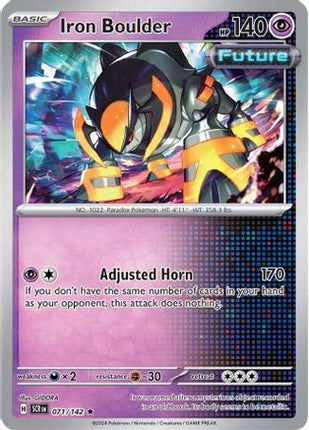 Iron Boulder - 71/null [SV07: Stellar Crown] Reverse Holofoil