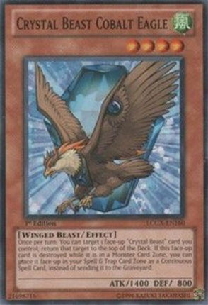 Crystal Beast Cobalt Eagle (Common / Short Print) [LCGX-EN160] Legendary Collection 2 Unlimited