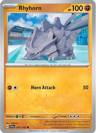 Rhyhorn - 74/null [SV07: Stellar Crown] Reverse Holofoil