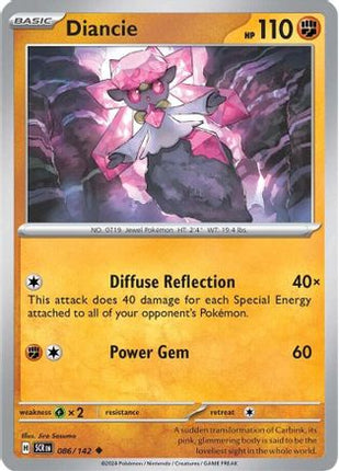 Diancie - 86/null [SV07: Stellar Crown] Reverse Holofoil