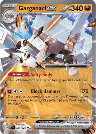 Garganacl ex - 89/null [SV07: Stellar Crown] Holofoil