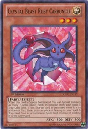 Crystal Beast Ruby Carbuncle (Common / Short Print) [LCGX-EN155] Legendary Collection 2 Unlimited