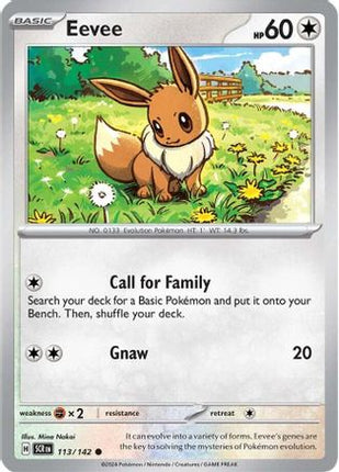 Eevee - 113/null [SV07: Stellar Crown] Reverse Holofoil