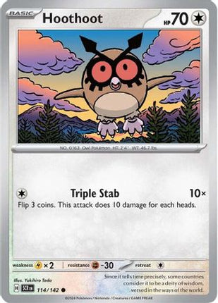 Hoothoot - 114/null [SV07: Stellar Crown]
