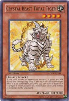 Crystal Beast Topaz Tiger (Common / Short Print) [LCGX-EN158] Legendary Collection 2 Unlimited