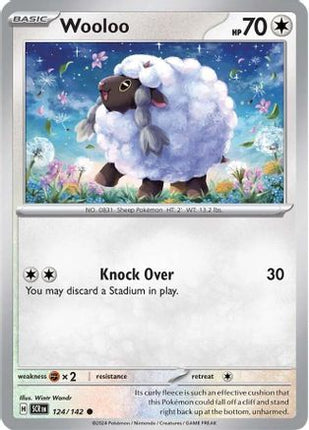 Wooloo - 124/null [SV07: Stellar Crown] Reverse Holofoil
