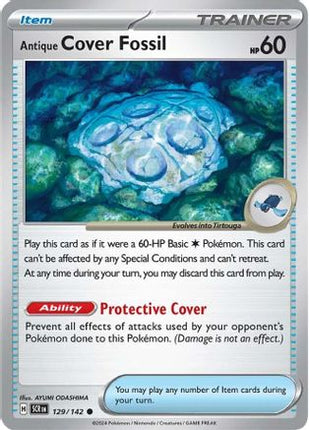 Antique Cover Fossil - 129/null [SV07: Stellar Crown] Reverse Holofoil