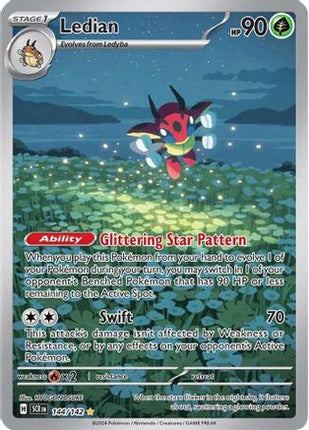 Ledian - 144/142 [SV07: Stellar Crown] Holofoil