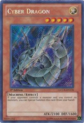 Cyber Dragon (Alternate Art) (Secret Rare) [LCGX-EN176] Legendary Collection 2 1st Edition