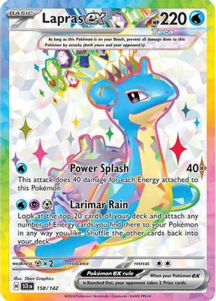 Lapras ex - 158/142 [SV07: Stellar Crown] Holofoil