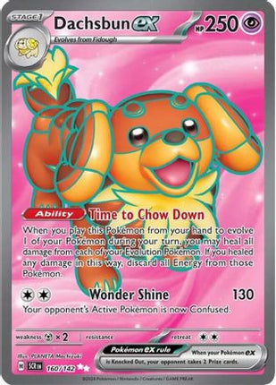 Dachsbun ex - 160/142 [SV07: Stellar Crown] Holofoil