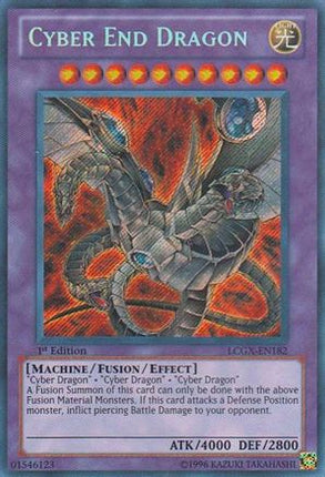 Cyber End Dragon (Alternate Art) (Secret Rare) [LCGX-EN182] Legendary Collection 2 1st Edition