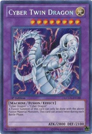 Cyber Twin Dragon (Secret Rare) [LCGX-EN180] Legendary Collection 2 1st Edition
