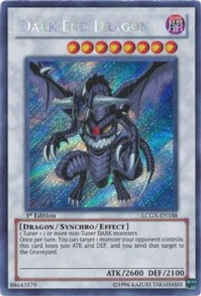 Dark End Dragon (Secret Rare) [LCGX-EN188] Legendary Collection 2 Unlimited