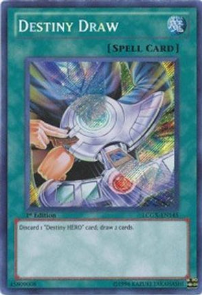 Destiny Draw (Secret Rare) [LCGX-EN145] Legendary Collection 2 1st Edition