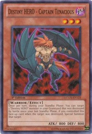 Destiny HERO - Captain Tenacious (Common / Short Print) [LCGX-EN123] Legendary Collection 2 1st Edition