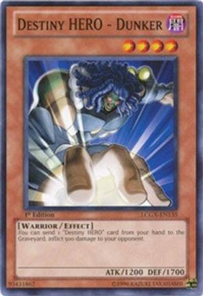 Destiny HERO - Dunker (Common / Short Print) [LCGX-EN135] Legendary Collection 2 Unlimited